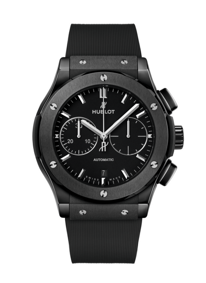 HUBLOT CLASSIC FUSION
CHRONOGRAPH BLACK MAGIC