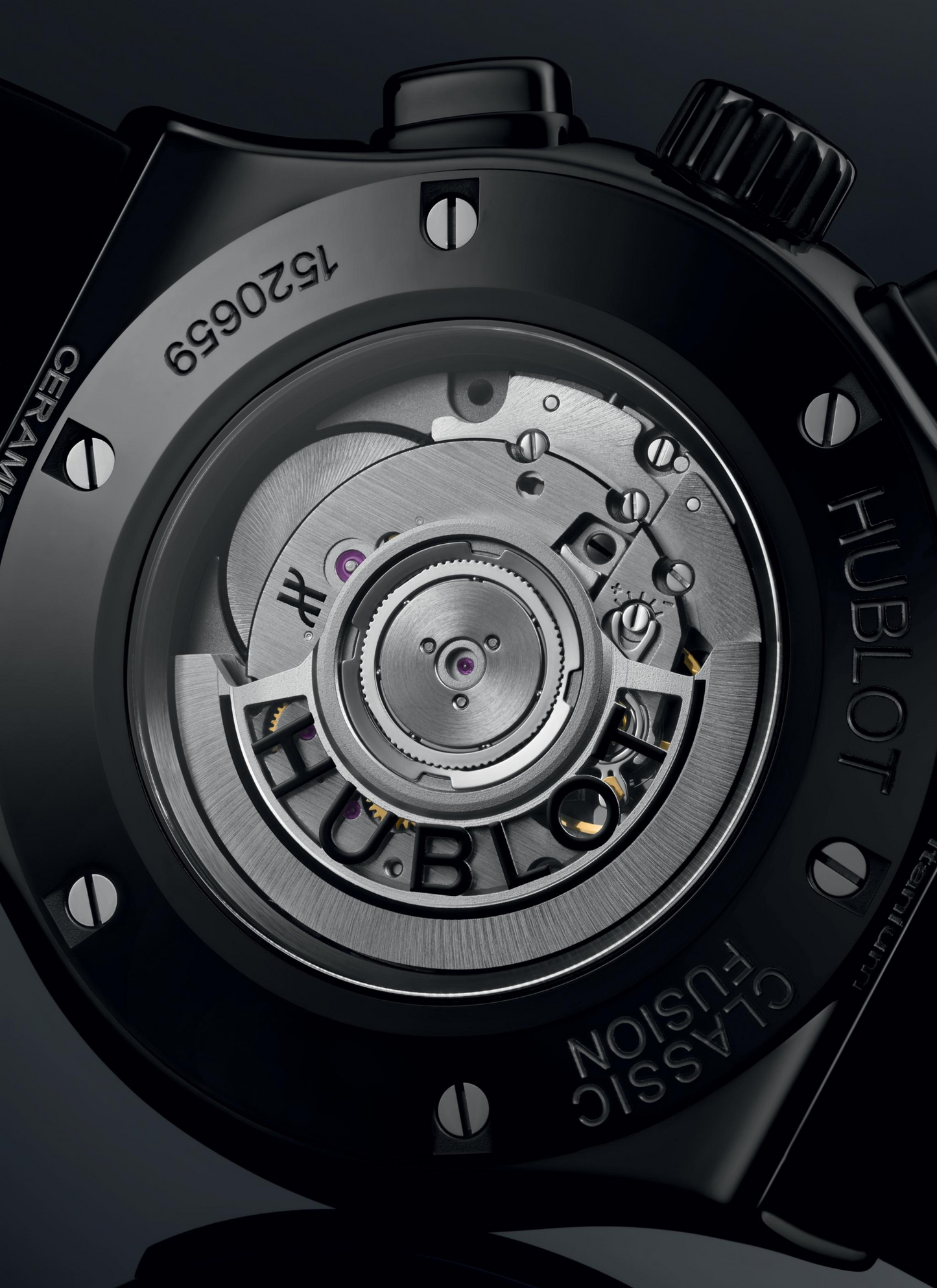 HUBLOT CLASSIC FUSION
CHRONOGRAPH BLACK MAGIC