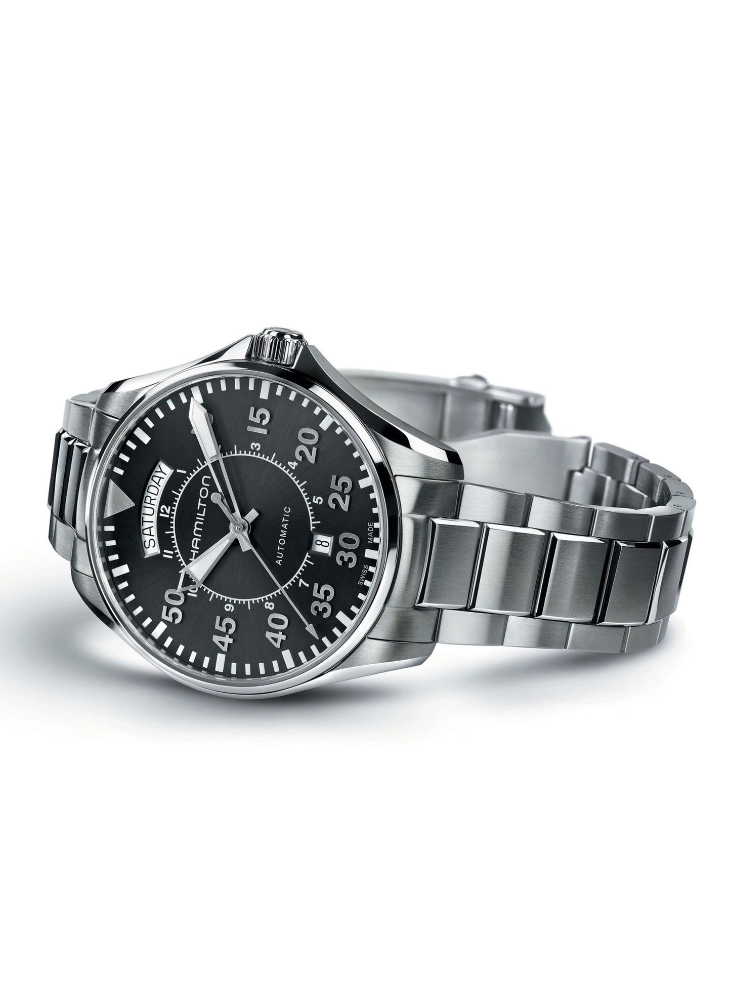 HAMILTON KHAKI AVIATION
PILOT DAY DATE AUTO